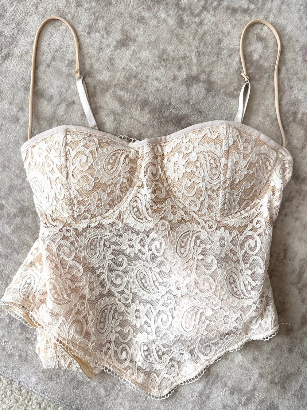 Fashion Nova Lace Bustier Camisole